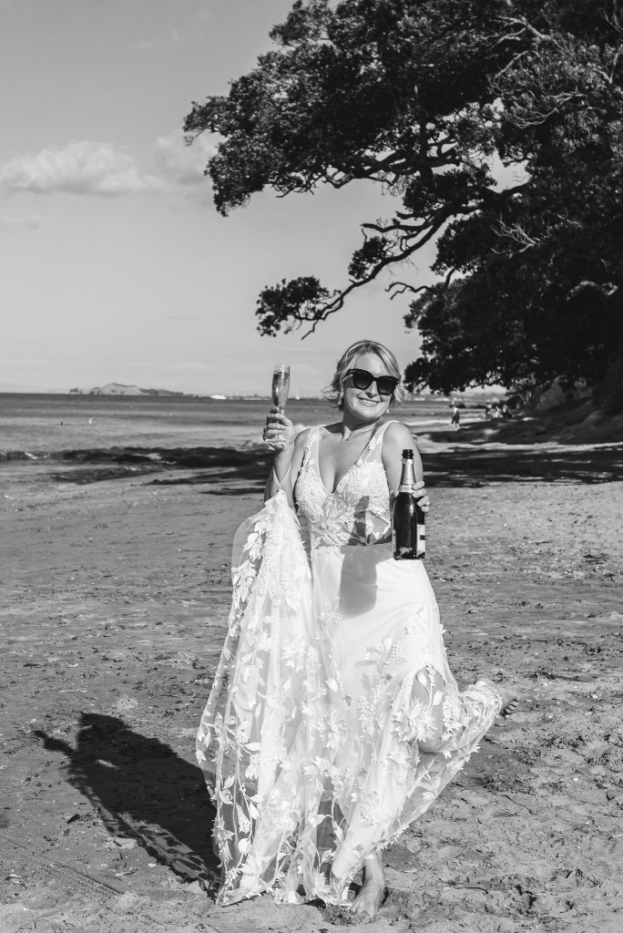 Lydia’s dress was made out of 3D lace manipulated & constructed to look like it ‘came like that’ heavily adorned around the hem and creeping up to a ‘V’ neck bodice, which has extra sparkle and sea pearls added – a truly bespoke Wedding dress for one of my best friends!